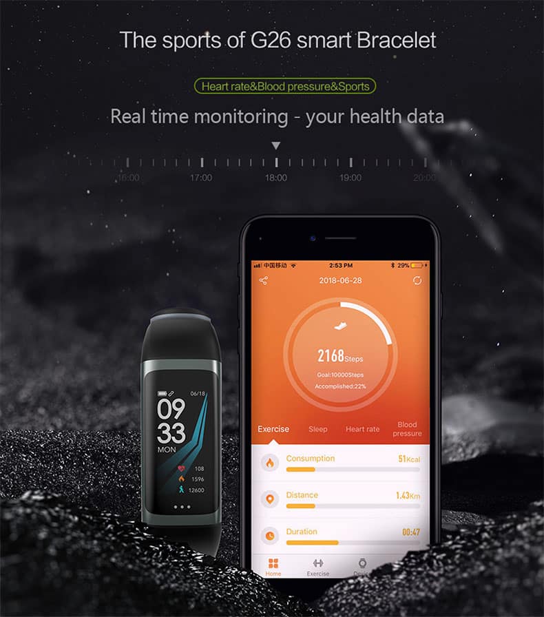g26 smart bracelet app